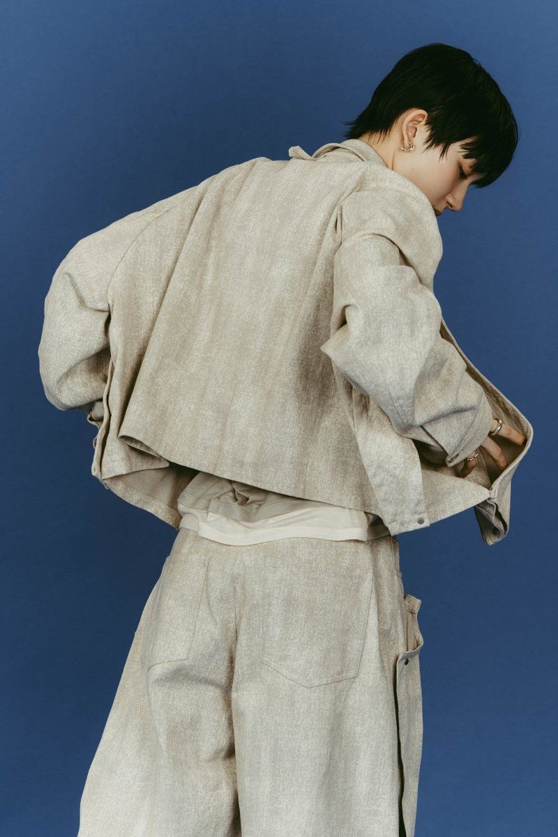 rounded pocket jacket(unisex) (Greige) / ラウンドポケットジャケット (グレージュ) / 26SS