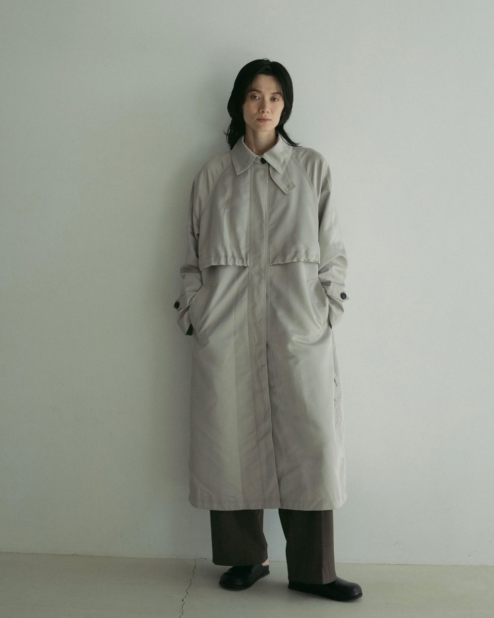 ànuke - Twill Soutiencollar Coat / ツイルステンカラーコート