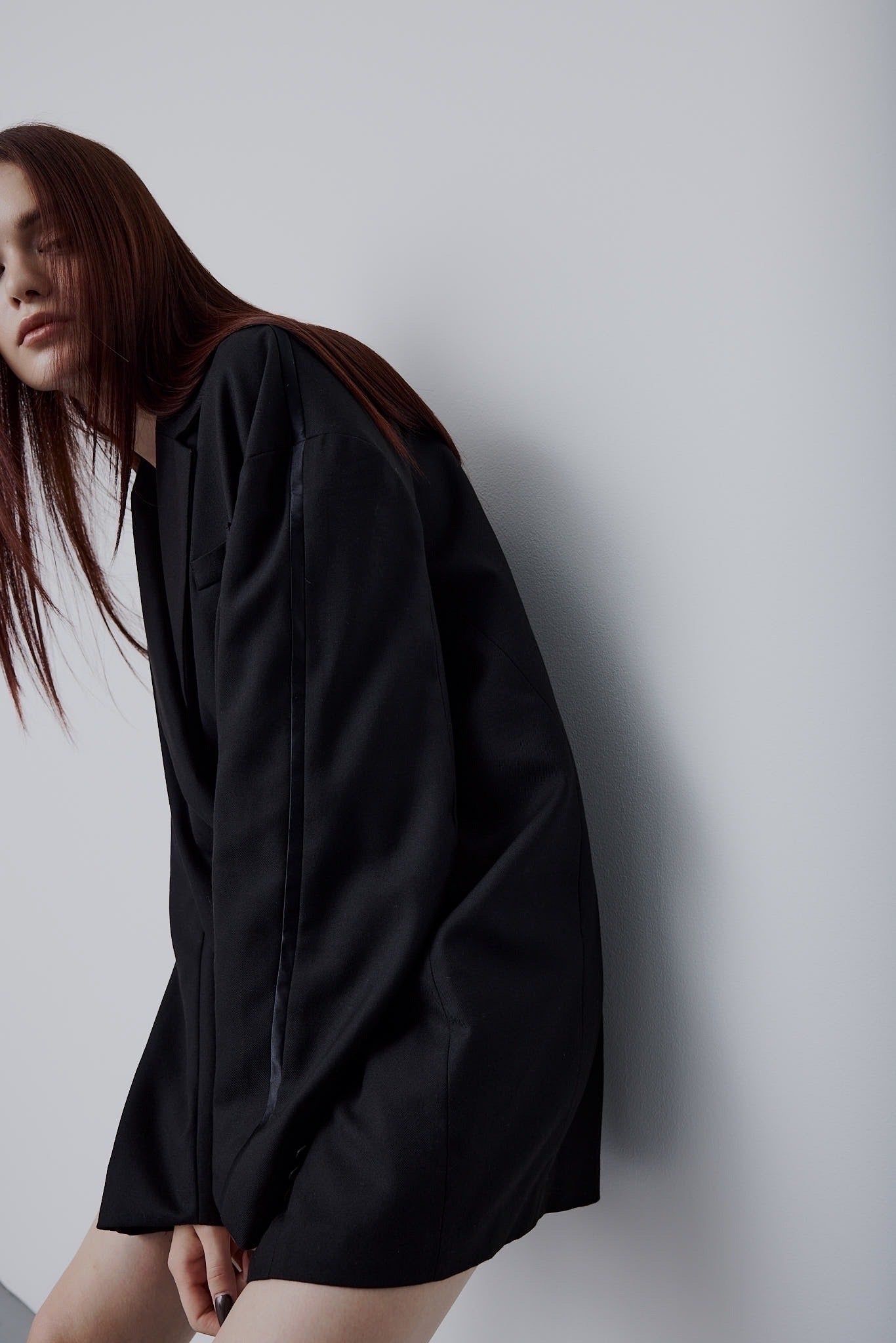 Jacket rompers / ジャケットロンパース (ブラック)