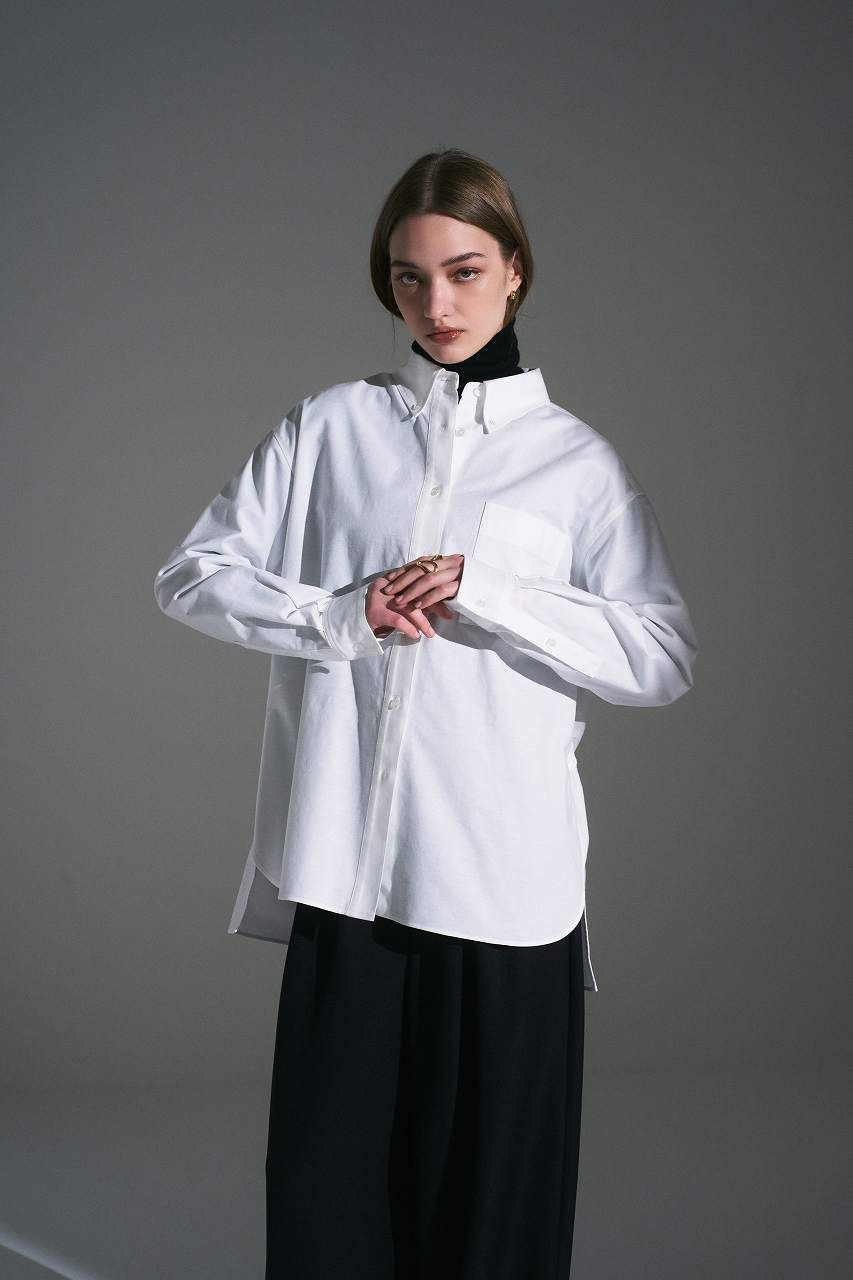 2WAY オックスフォードシャツ (ホワイト) 2Way Oxford Shirt (White) / 26AW *