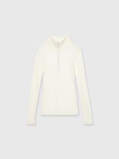 HENRY HIGH NECK TOPS / ヘンリーハイネックトップス (White) / 26SS