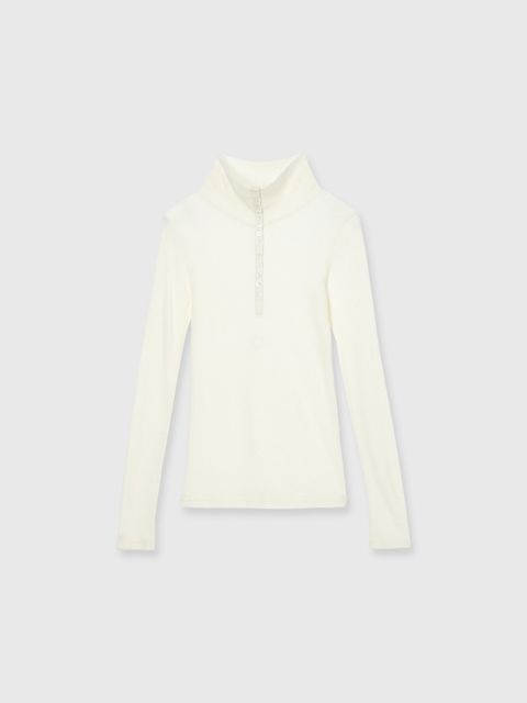 HENRY HIGH NECK TOPS / ヘンリーハイネックトップス (White) / 26SS
