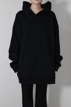 ORGANIC COTTON HOODIE / オーガニック コットン パーカー (ブラック)