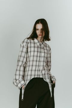 design overshirt (White) / デザインオーバーシャツ (ホワイト) / 26SS