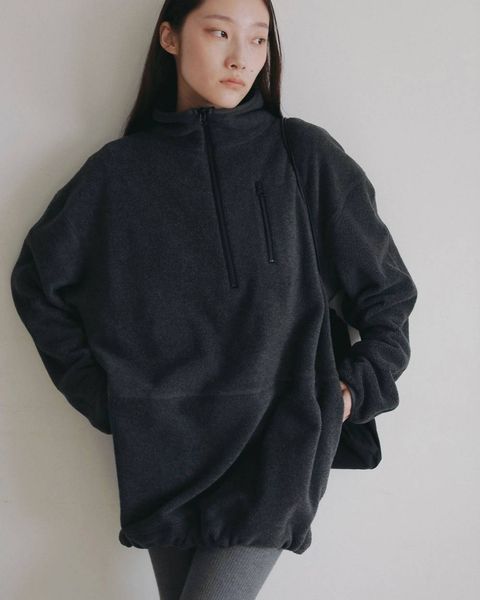 フリース 2ウェイ ワンピース (チャコールグレー) Fleece 2way Onepiece (Cgray) /  26AW