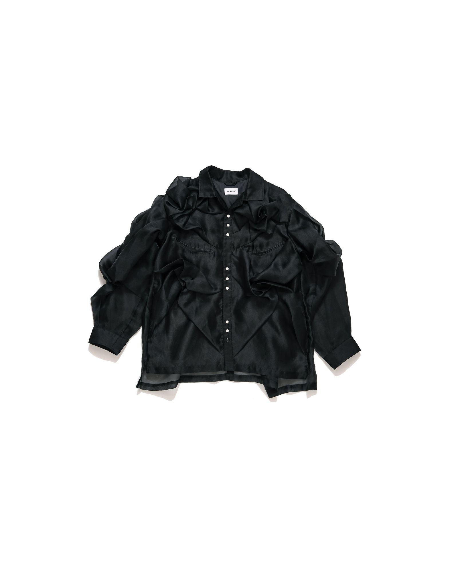 【25SS】FLOWER WESTERN SHIRT / フラワーウエスタンシャツ (ブラック) / レディース