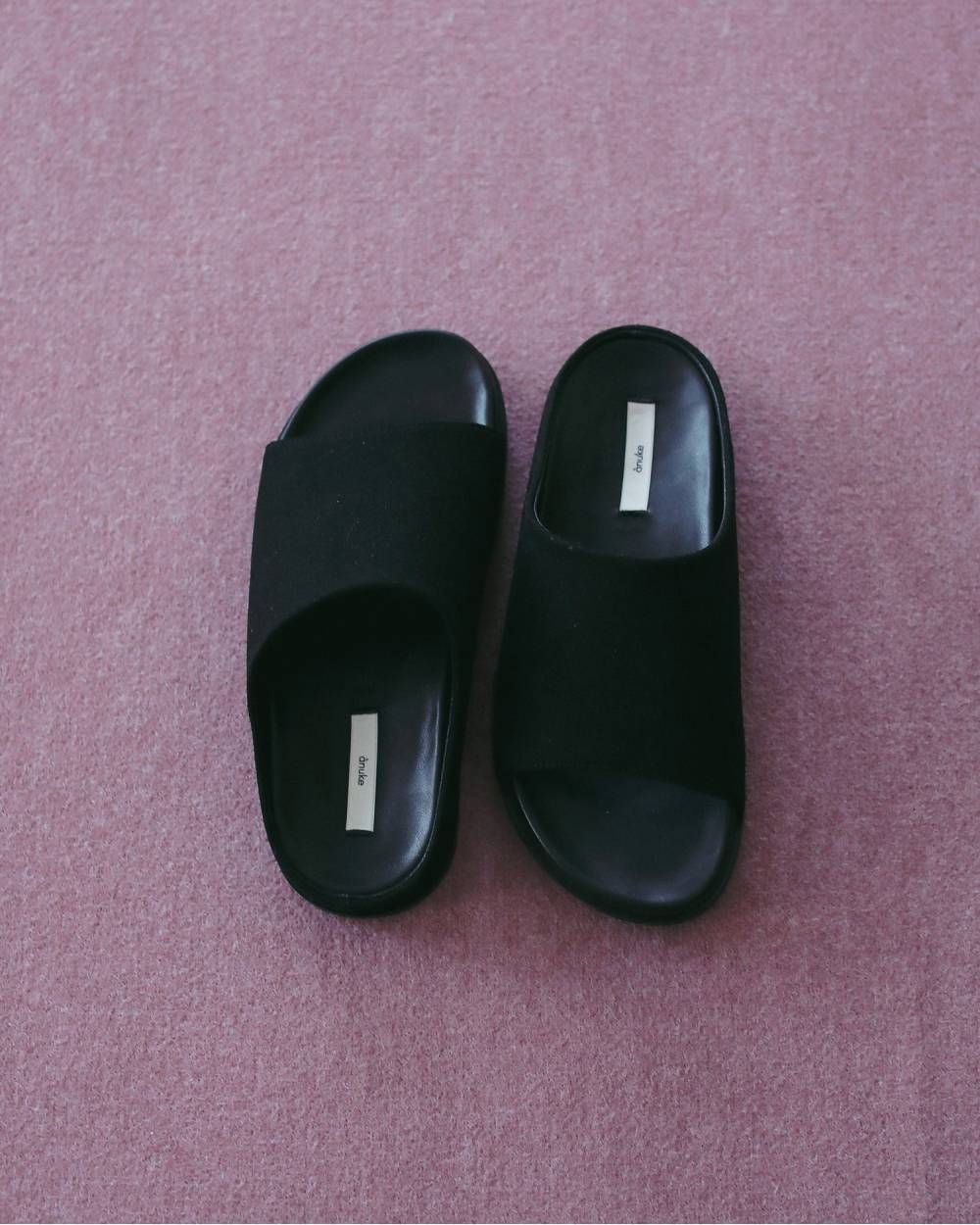 ワイドベルトサンダル (ブラック) Wide Belt Sandals (Black) / 27SS