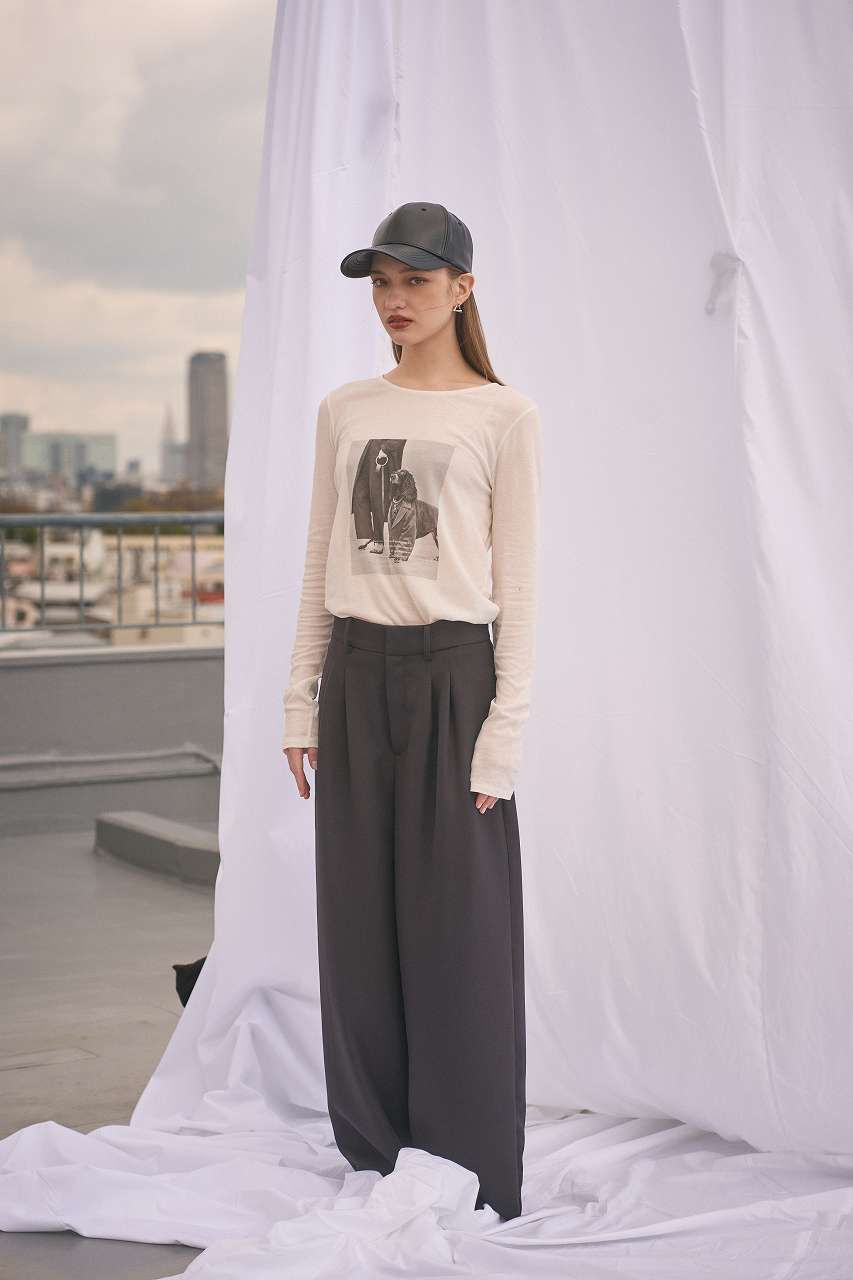 シアーフォトコンパクトロンT (ホワイト) Sheer Photo Compact Long-Sleeve Tee (White) / 26AW