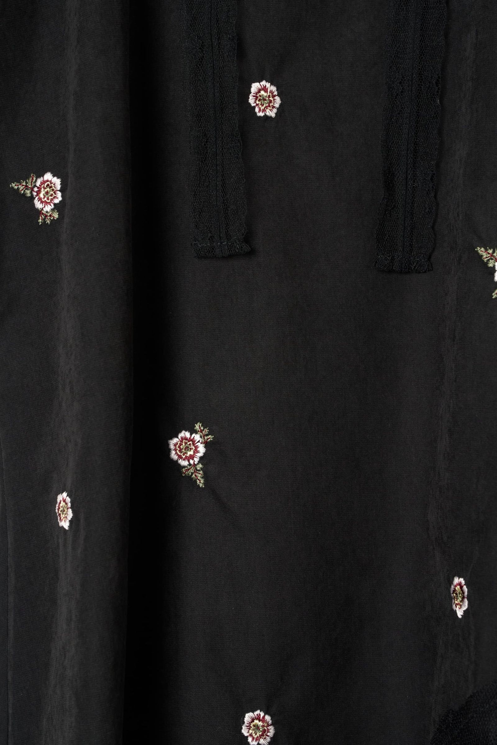 レースキャミソールドレス (ブラック) lace cami dress (Black) / 26AW