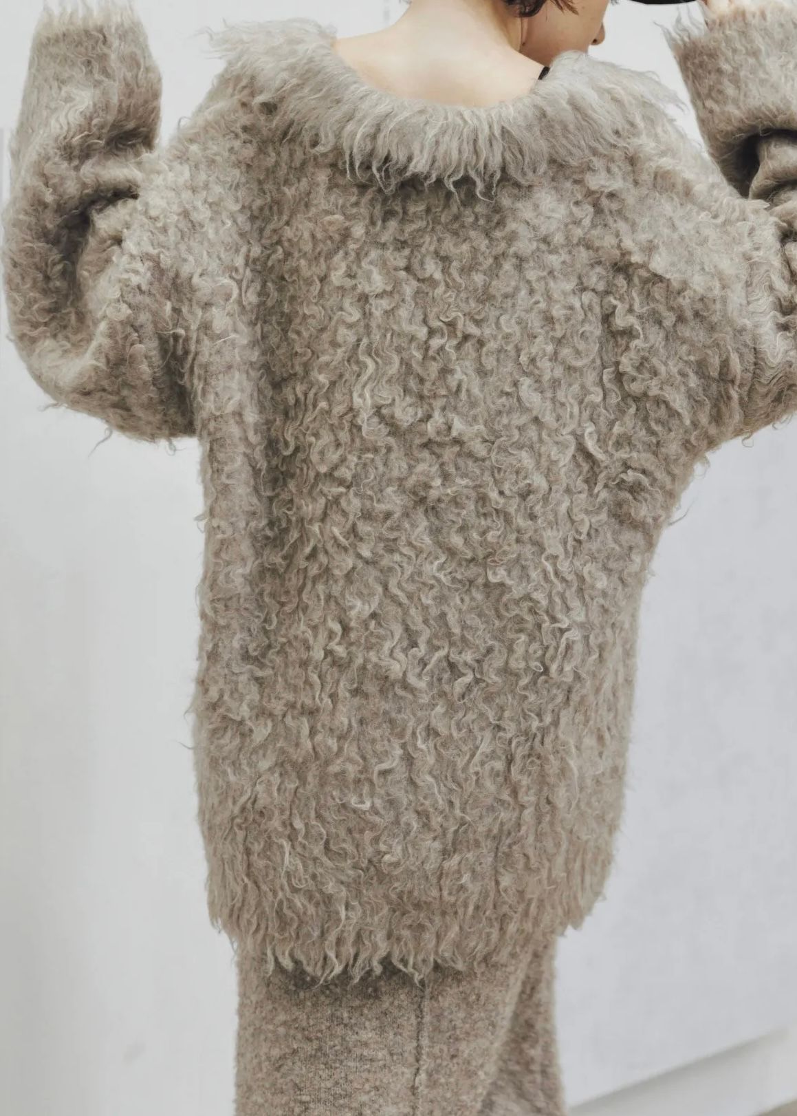 brushed lightly reversible knit cardigan / リバーシブルニットカーディガン (ミルクティー) / 25AW