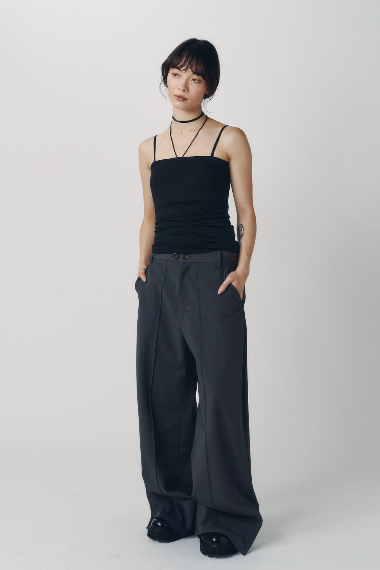 メニーウェイ ブラトップ (ブラック) many way bra top (Black) / 26AW