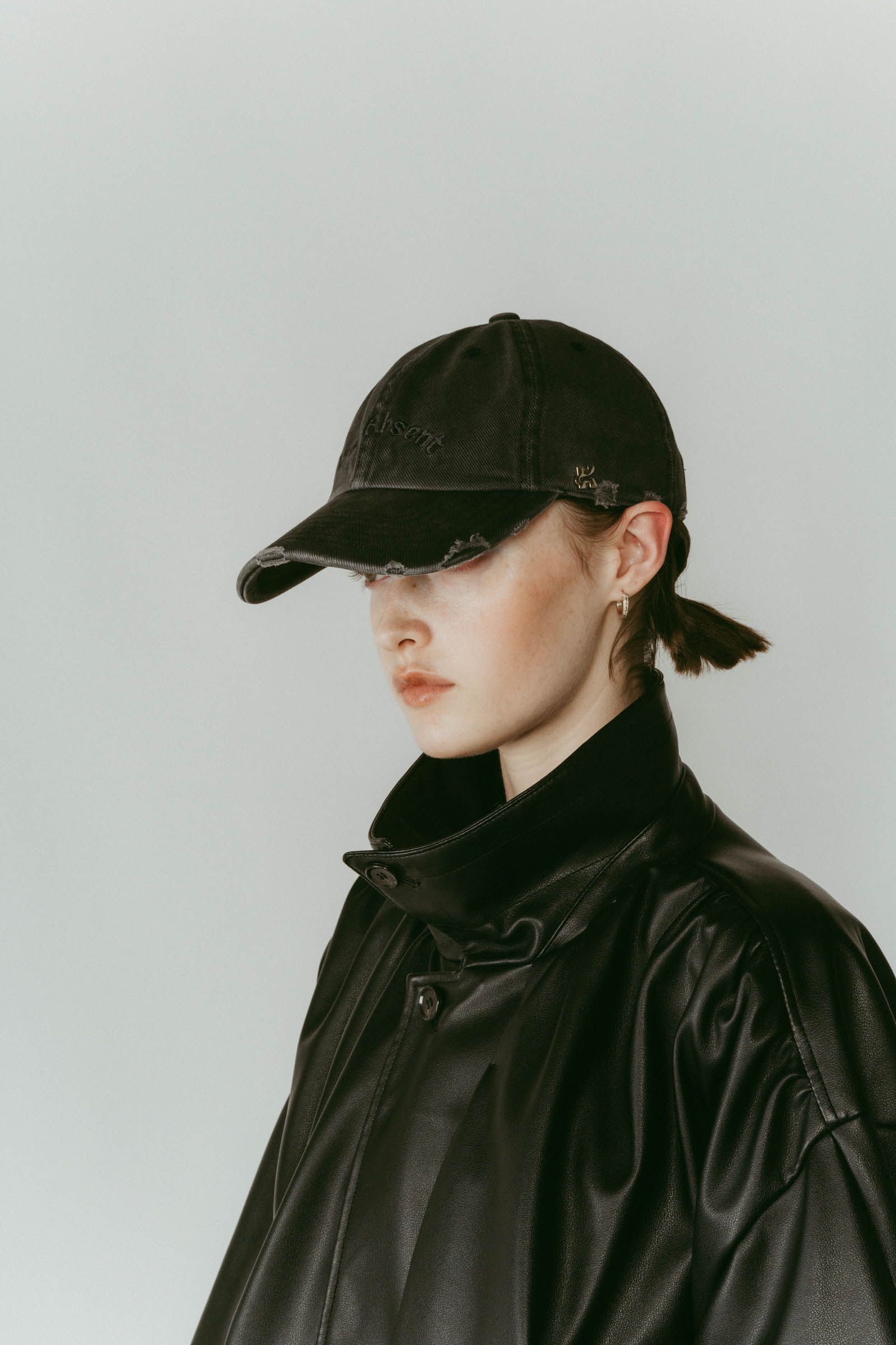 k motif damage cap / Kモチーフ ダメージキャップ (ブラック) / 25AW