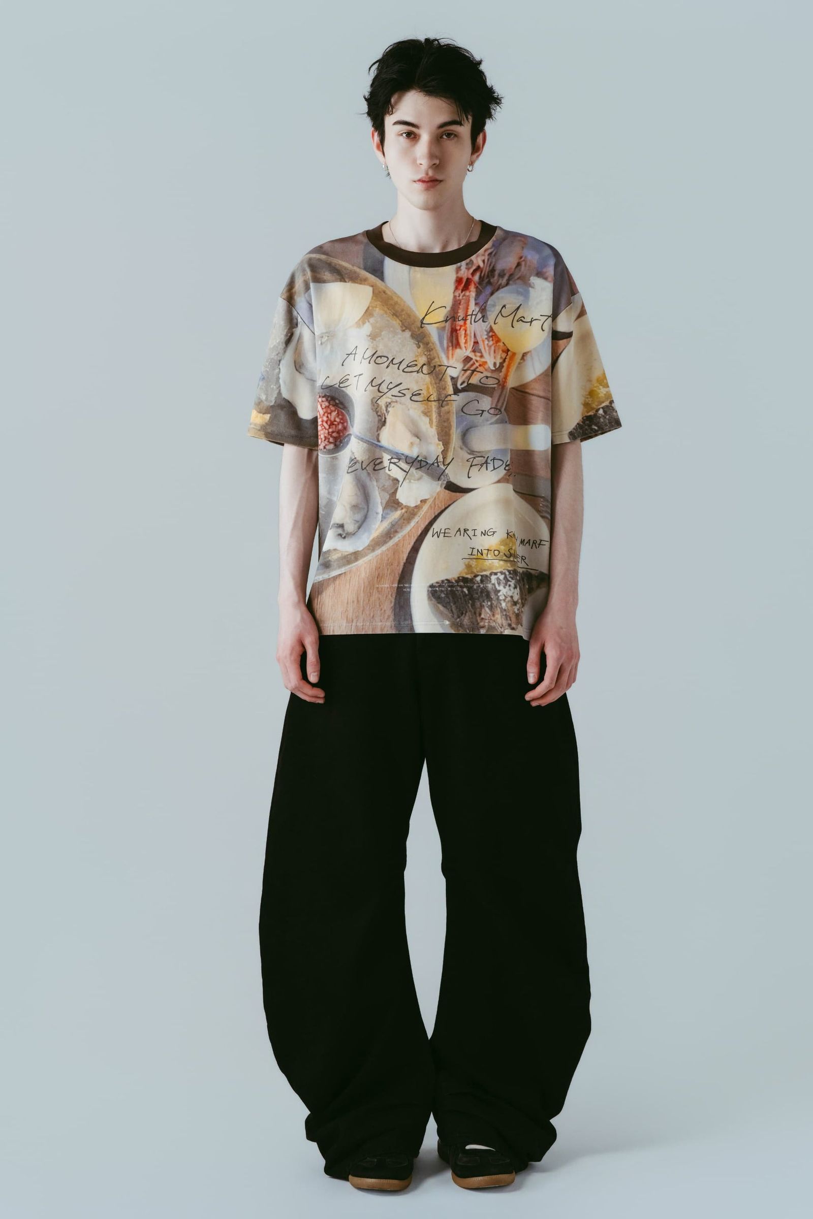 オイスターグラフィックTシャツ (オイスター) oyster graphic tee(unisex) (Oyster) /  26SS