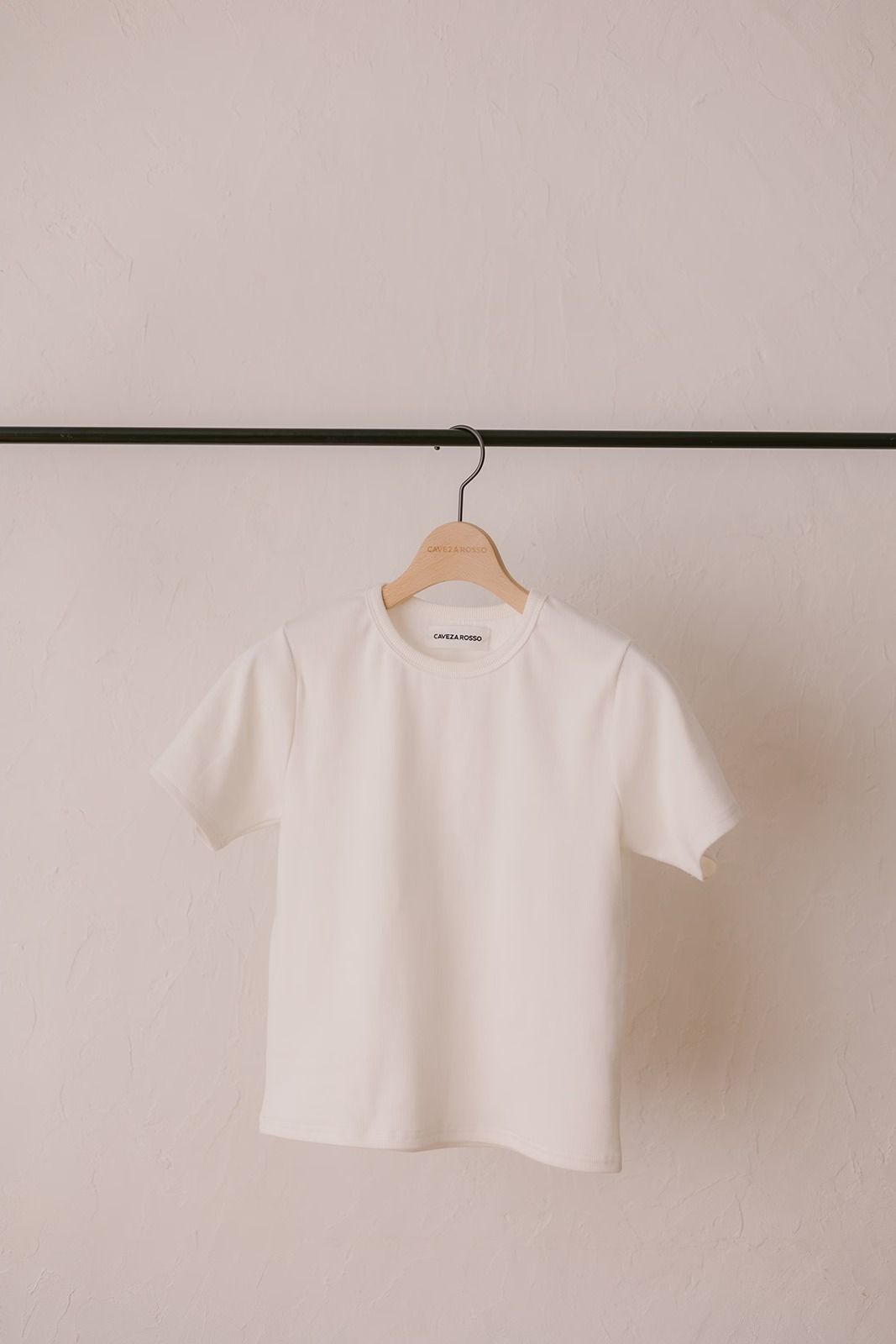 ベーシックスリムハーフスリーブTシャツ (ホワイト) Basic T-shirt (White) /  26SS