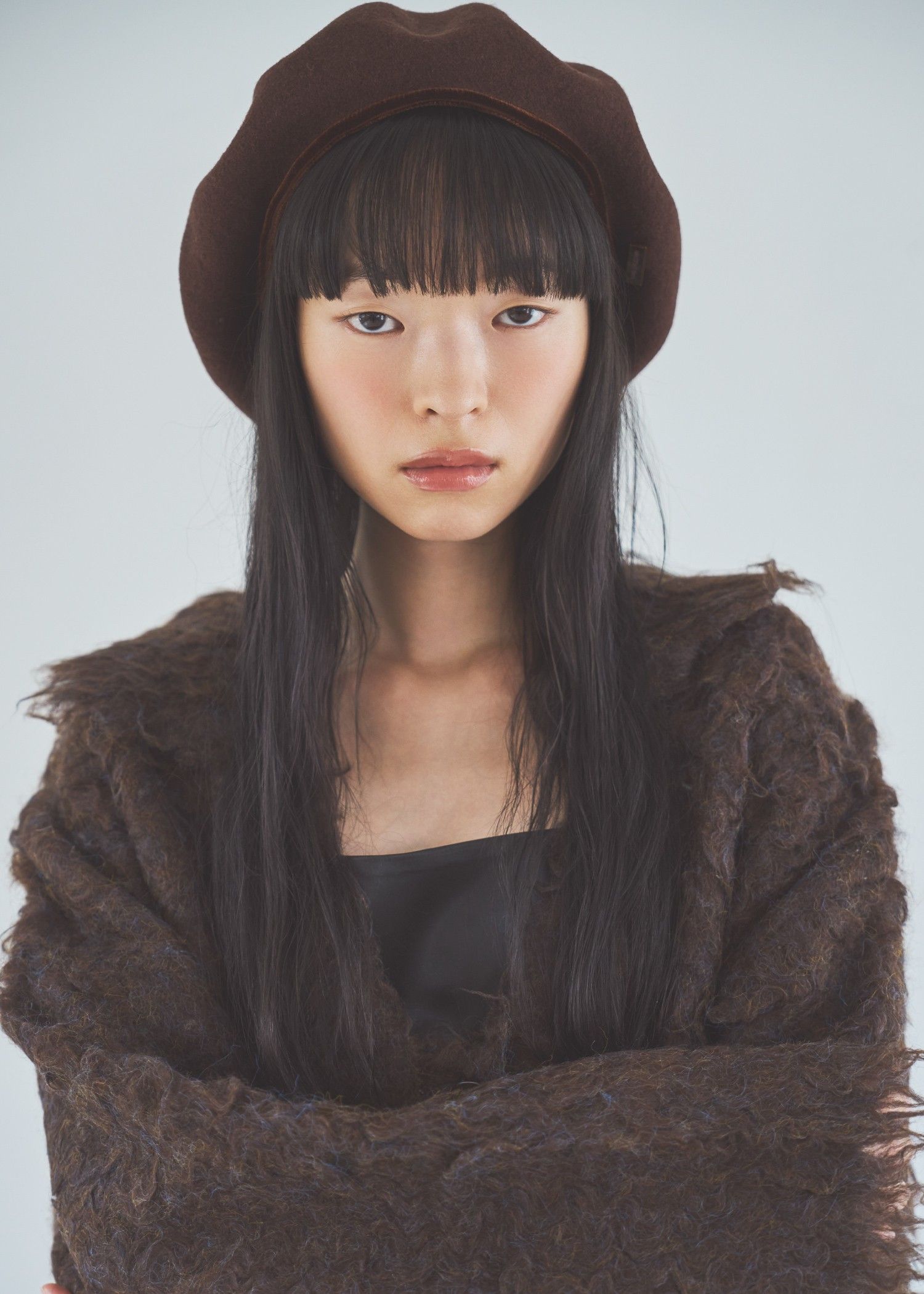 【MAISON Birth × WILLFULLY】VELWOOL LIGHT BERET / ベルウールライトベレー帽 (ブラウン) / 25AW /