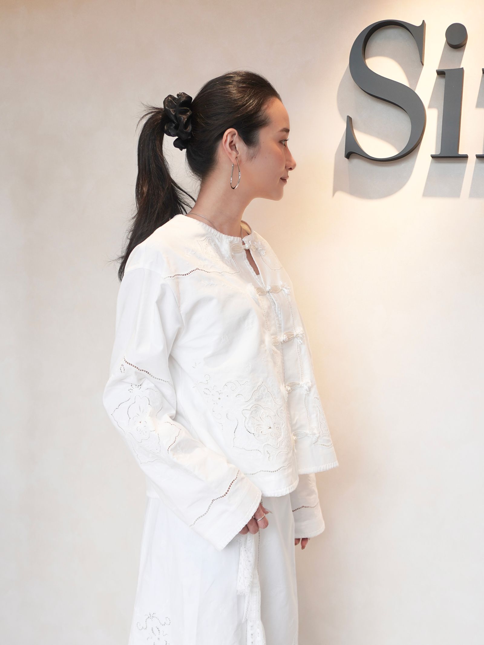 【25AW】VENEZIA LACE BLOUSE / ヴェネツィアレースブラウス (ホワイト)