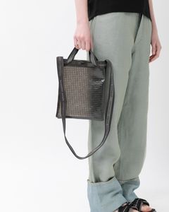Vinyl logo tape Sacoche bag / ビニールロゴテープ サコッシュバッグ (ブラック)