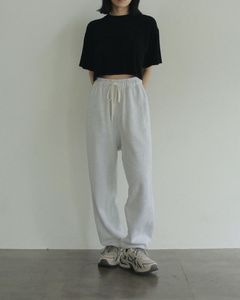 Drawstring Sweat Pants / ドロスト スウェットパンツ (グレー)