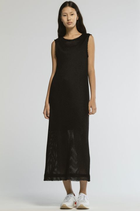 【25SS】RASCHEL SLEEVELESS DRESS / ラッセルスリーブドレス (ブラック/ブラック)