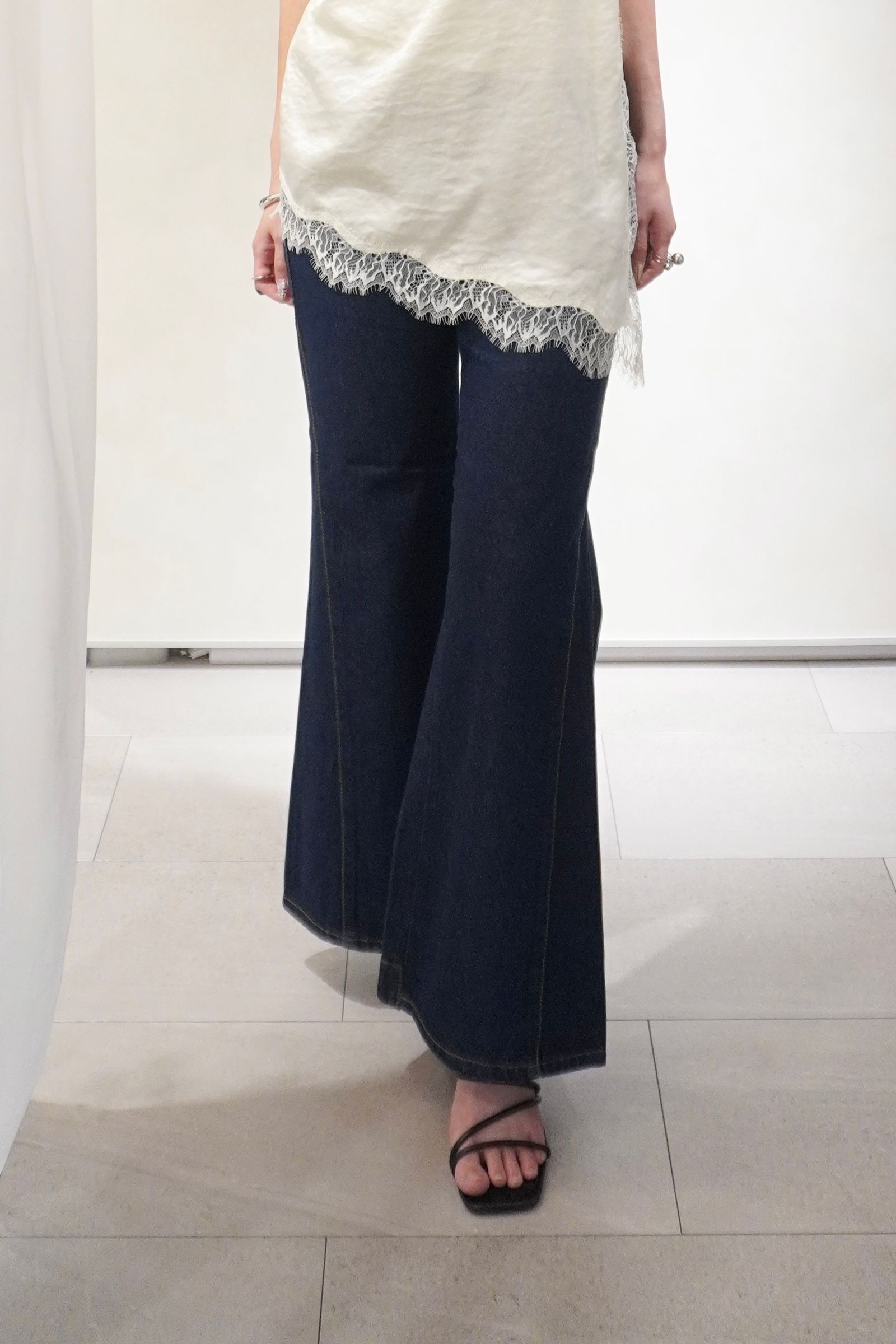 デニムバギーパンツ (インディゴ) denim baggy pants(unisex)