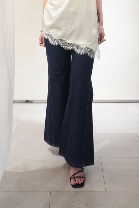 デニムバギーパンツ (インディゴ) denim baggy pants(unisex)