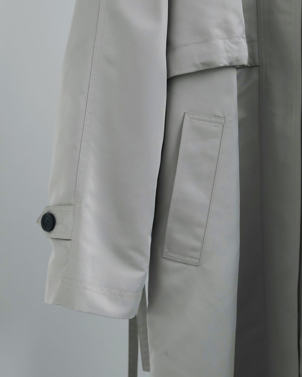 Twill Soutiencollar Coat / ツイルステンカラーコート (オートミール)