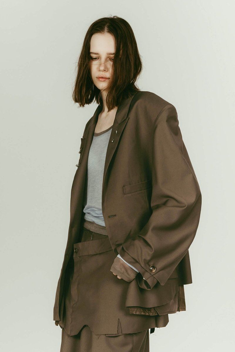 vintage tailored jacket (Brown) / ヴィンテージ テーラードジャケット (ブラウン) / 26SS
