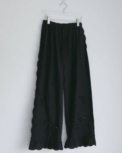 カットワーク レースパンツ (ブラック) Cutwork Lace Pants (Black) / 27SS