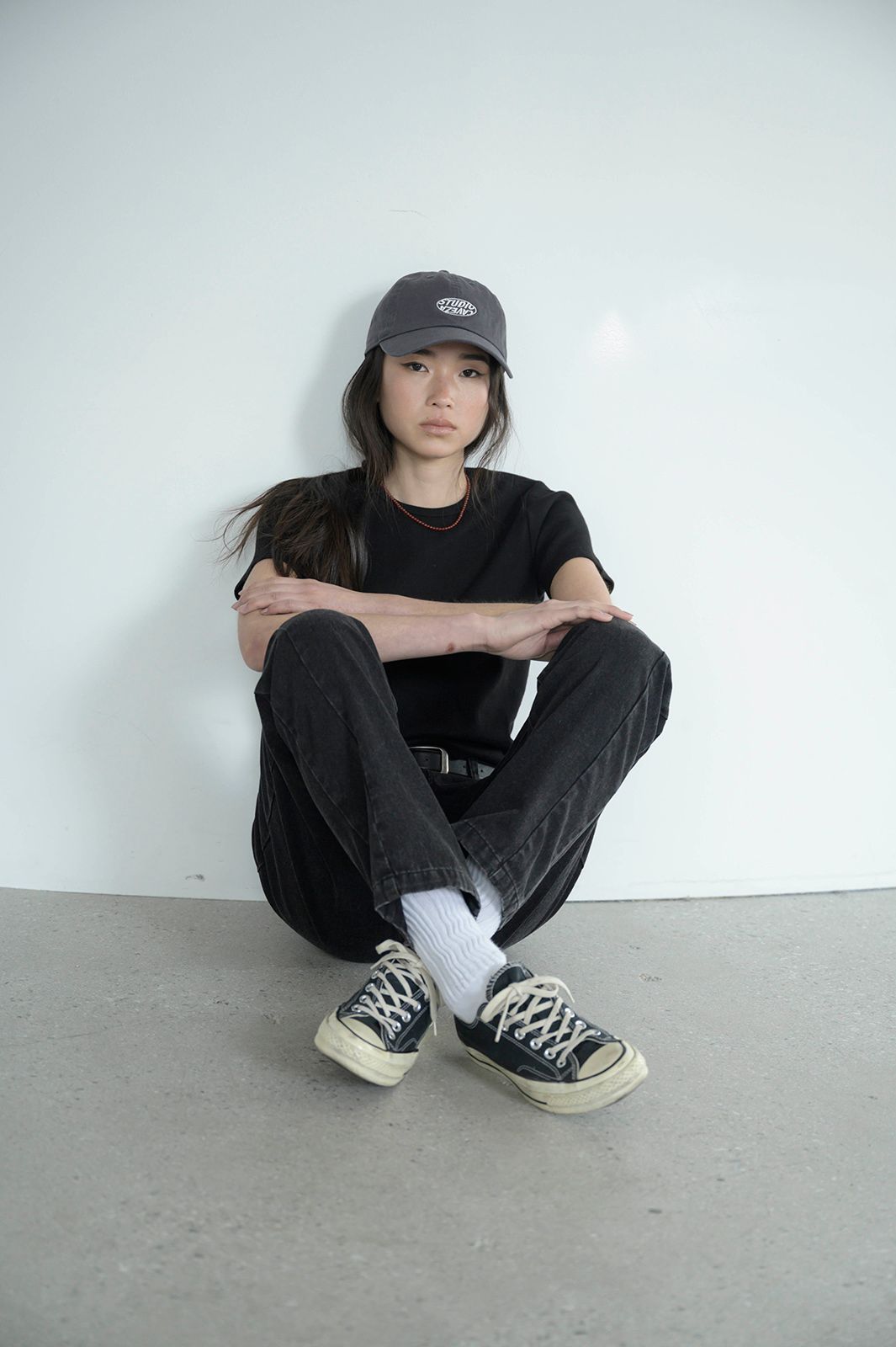 【新品未使用】STUDIO CAVEZA サークルロゴキャップ CAVEZA ROSSO - STUDIO CAVEZA サークルロゴキャップ (ブラック