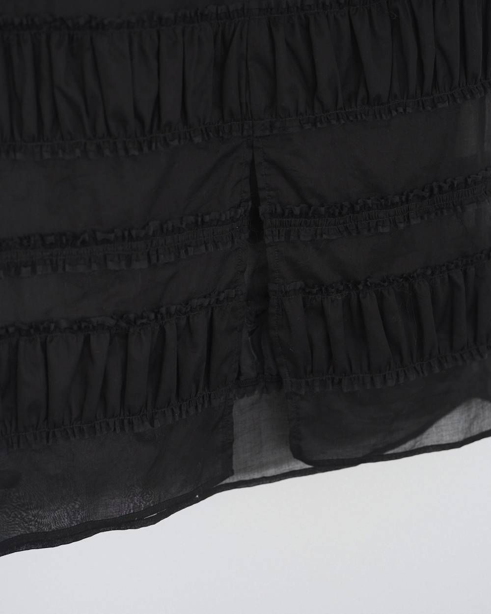 ティアード ペンシルスカート (ブラック) Tiered Pencil Skirt (Black) / 26SS