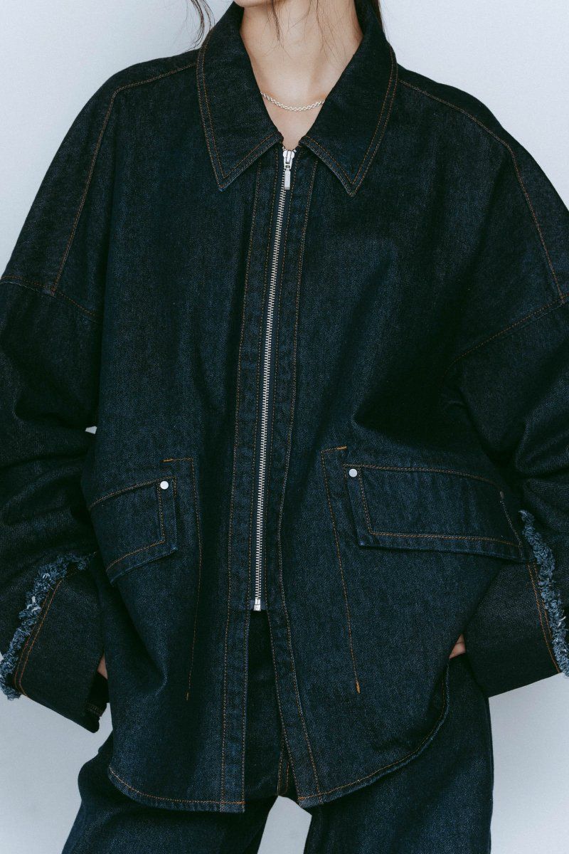denim over shirt jacket(unisex) / デニムオーバーシャツジャケット (インディゴ) / 25AW