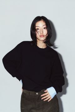 【LADIESサイズ】2ウェイ ノームコア ニット (ブラック) 2way cuffs normcore knit (Black) / 26AW