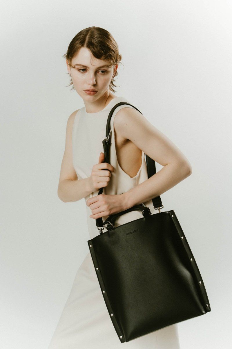 Knuth Marf - side studs leather bag / サイドスタッズレザー