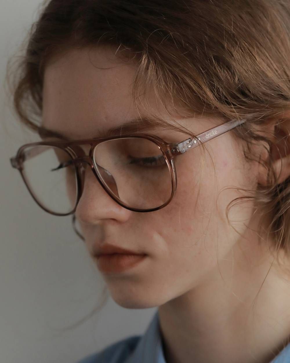ボストン クリアメガネ (ブラウン) Clear Boston Glasses (Brown) / 27SS