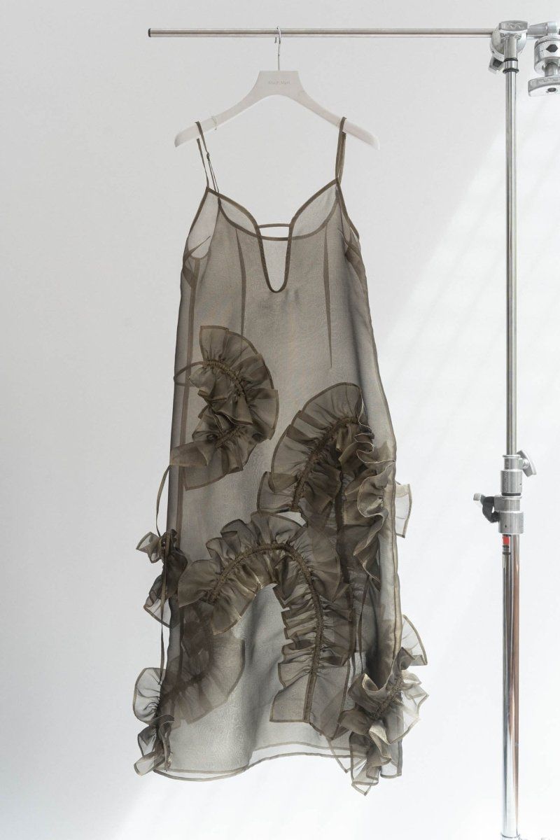 レイヤードチュールワンピース【KnuthMarf】 Knuth Marf - layered tulle one piece / レイヤード チュール