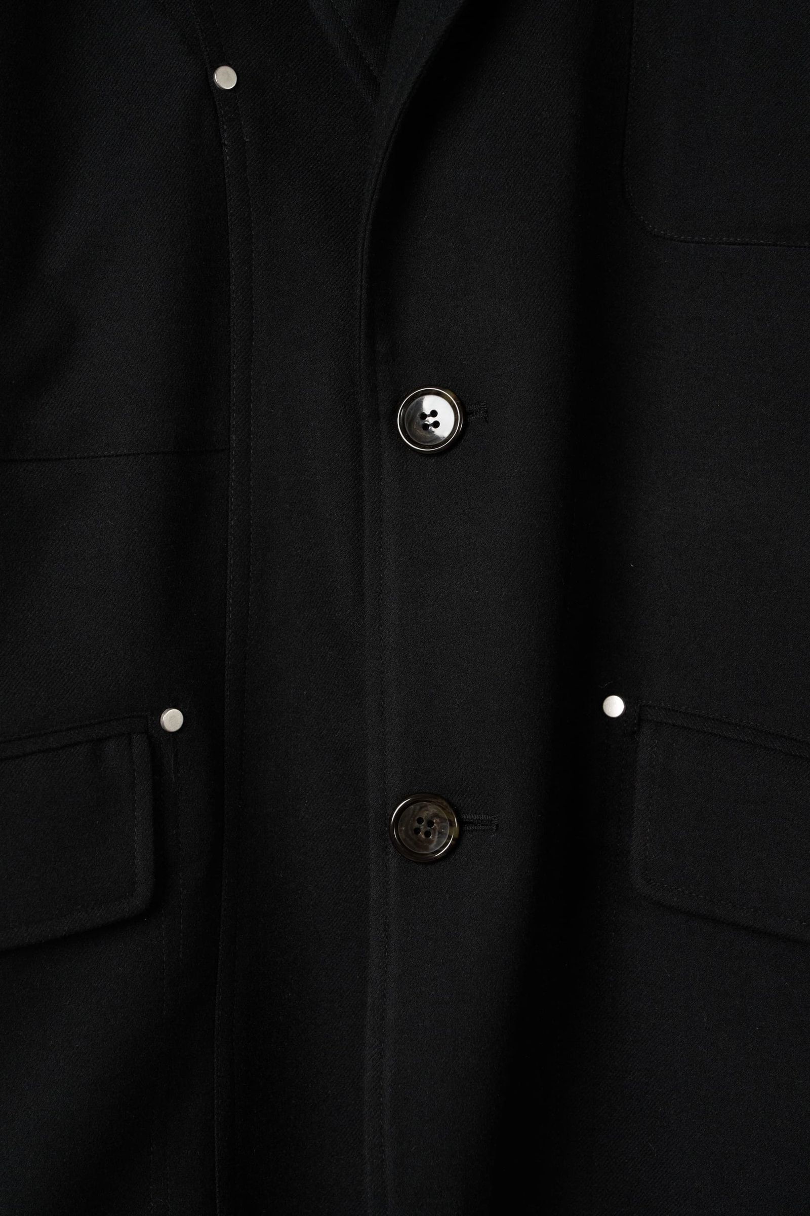 ユーティリティジャケット (ブラック) curve utility jacket(unisex) (Black) / 26AW