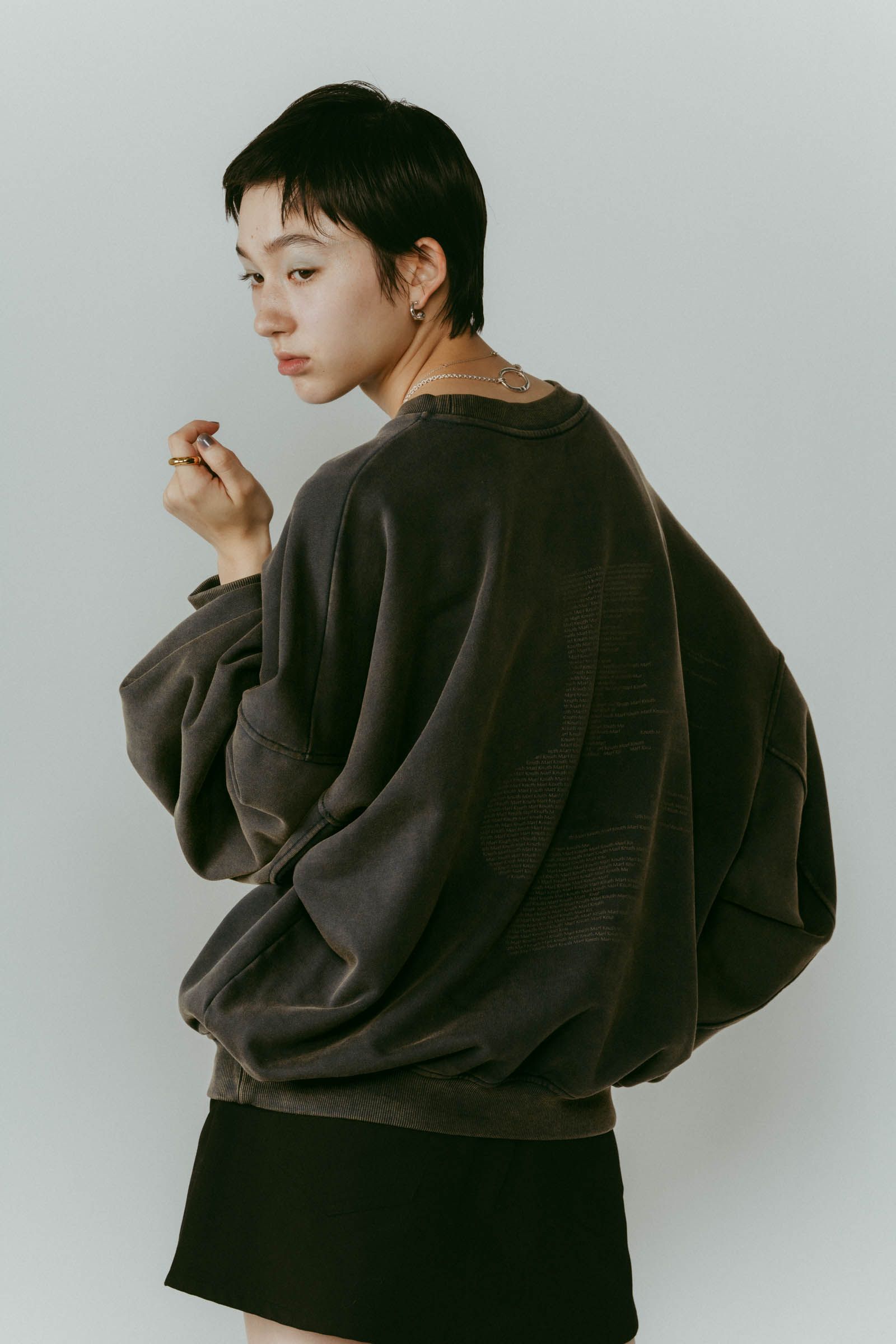 Kerror design sweat(unisex) / Kエラーデザイン スウェット (ネイビー) / 25AW