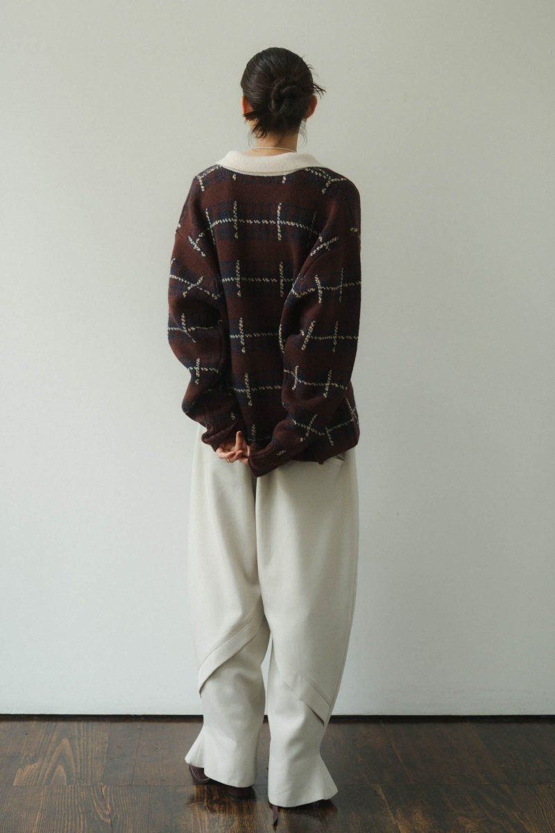 vintage lager knit(unisex)/bordeaux | KNUTH MARF