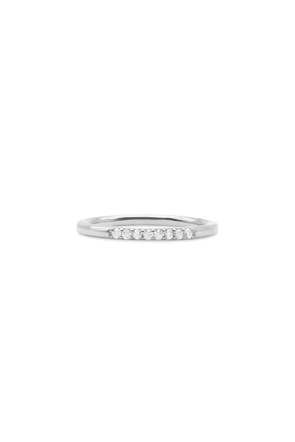 RECTA RING / レクタ リング K10/K18 (ホワイトゴールド)