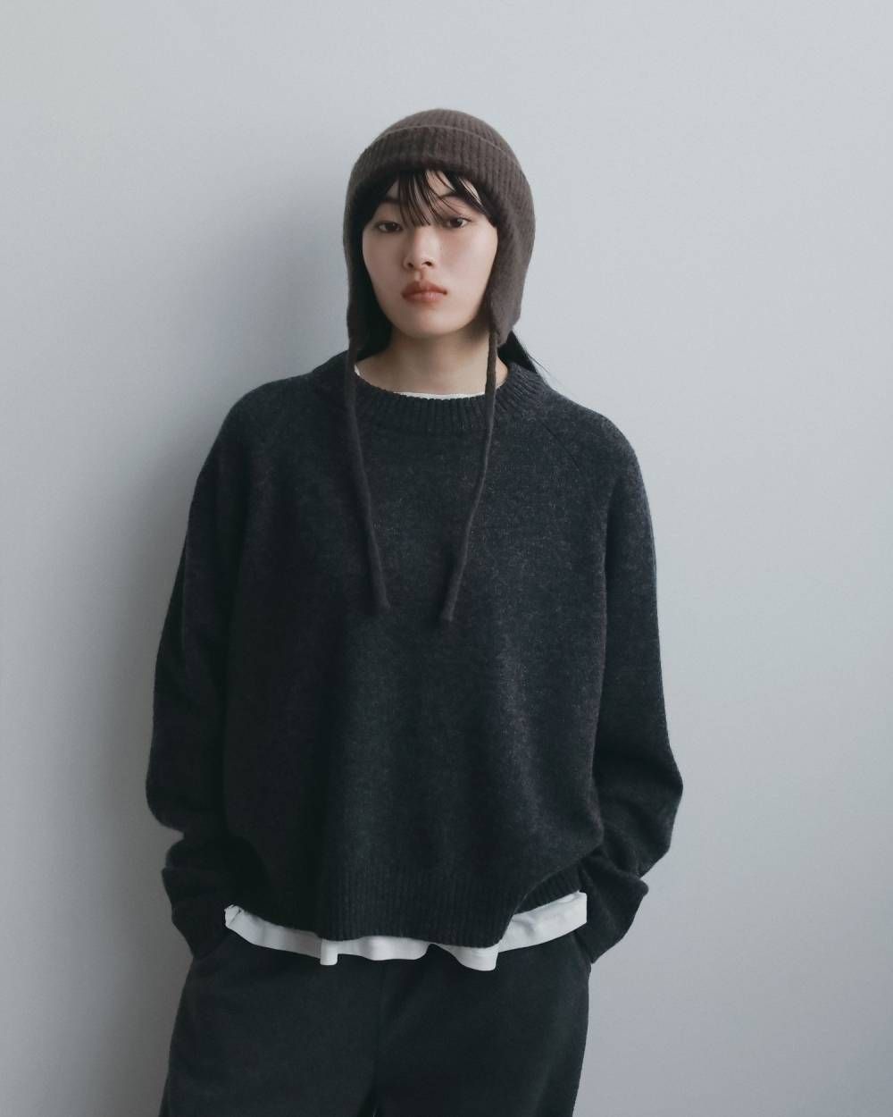 リブニット フライトキャップ (ブラウン) Ribknit Flight Cap (Brown) / 26AW 【6月29日まで期間限定予約】