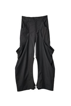 high-boot detail pants(unisex) / ハイブート ディテール パンツ (Black) / 26SS