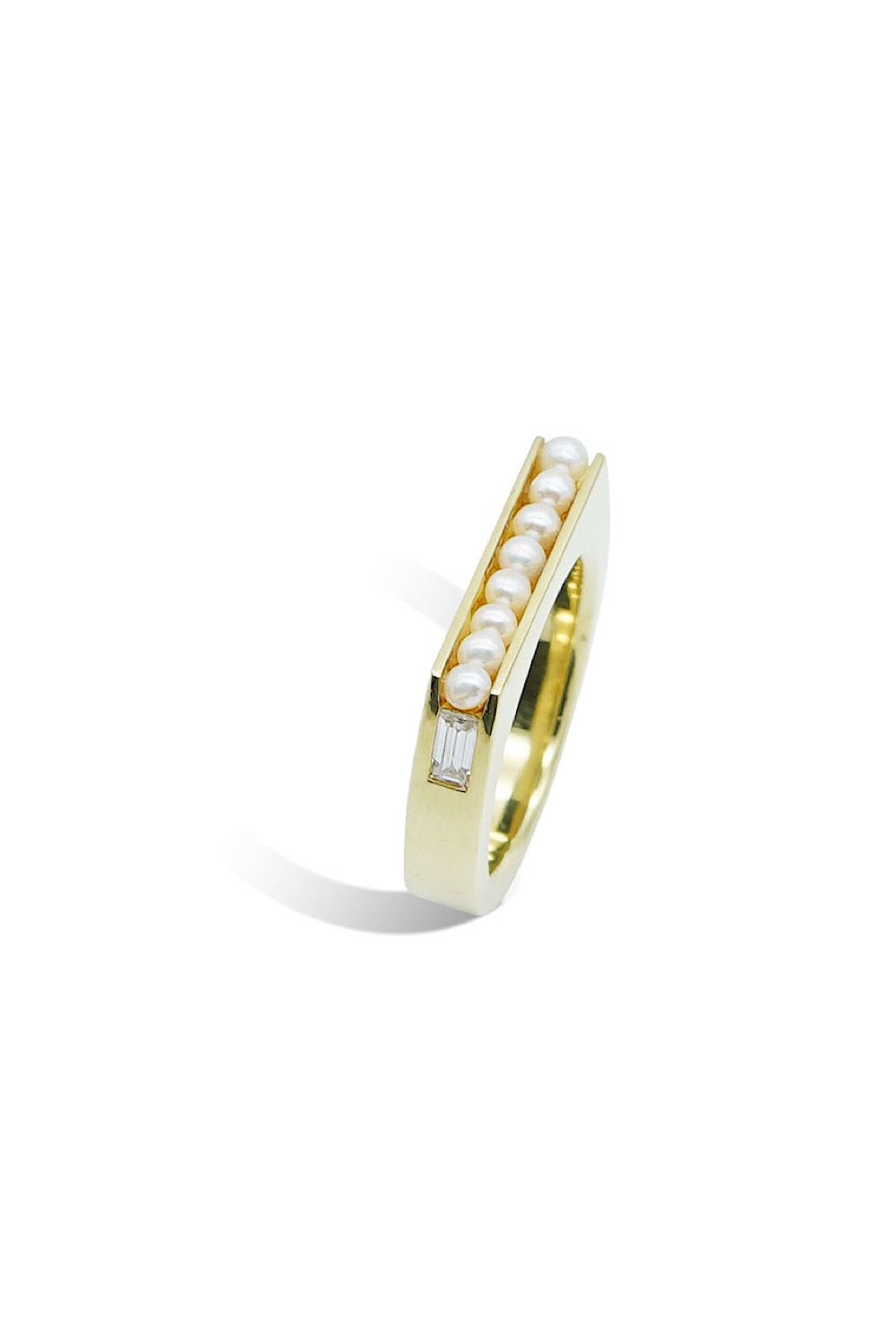 STRING PEARL RING / ストリング パール リング STERLING SILVER 925 (ゴールドベルメイユ)
