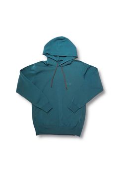 【残り1点】COMFORT KNIT HOODIE / コンフォート ニットフーディ (ターコイズ) / ユニセックス