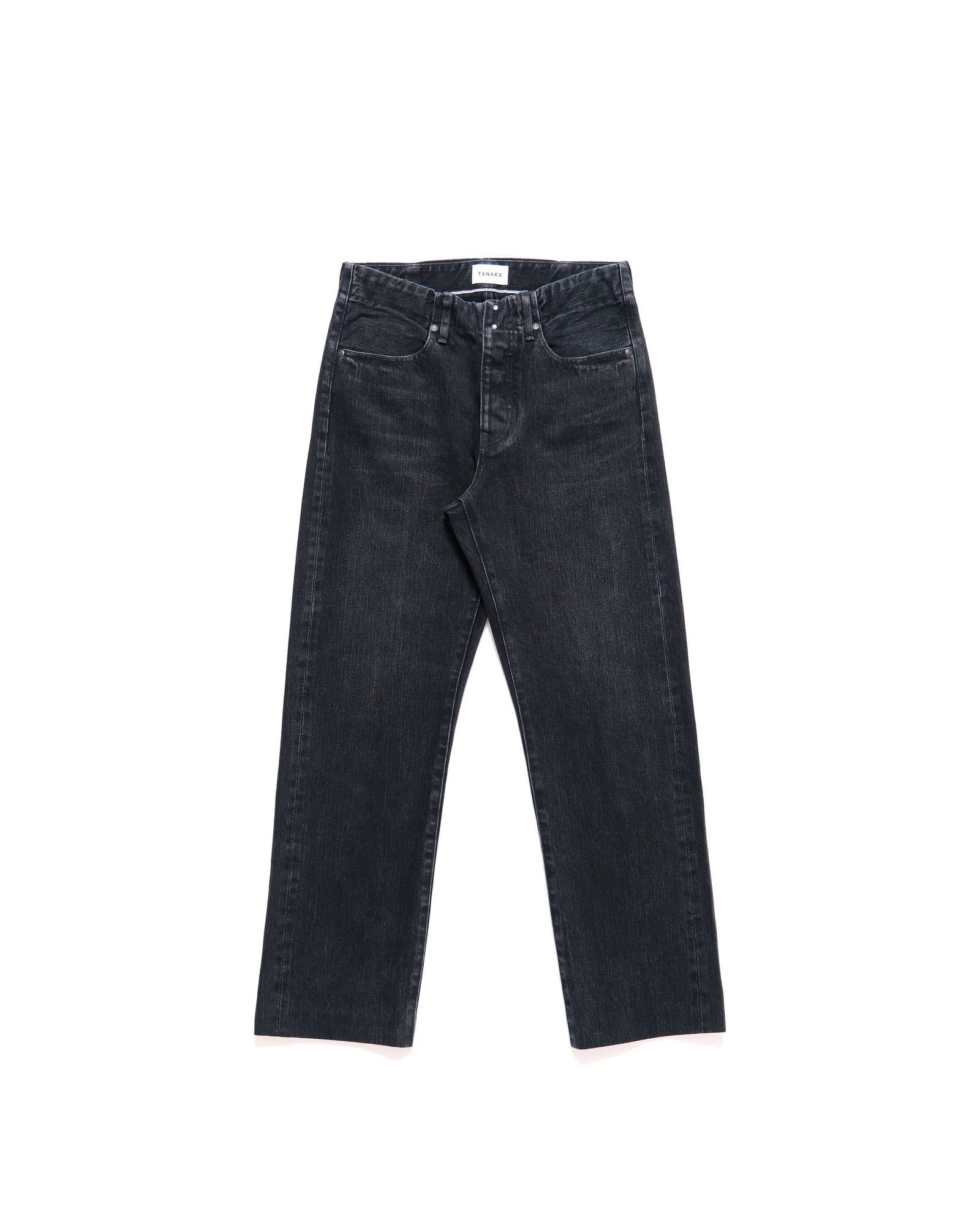 【25AW】STRAIGHT JEAN TROUSERS / ストレートジーンズ トラウザーズデニム (ブラック) / レディース
