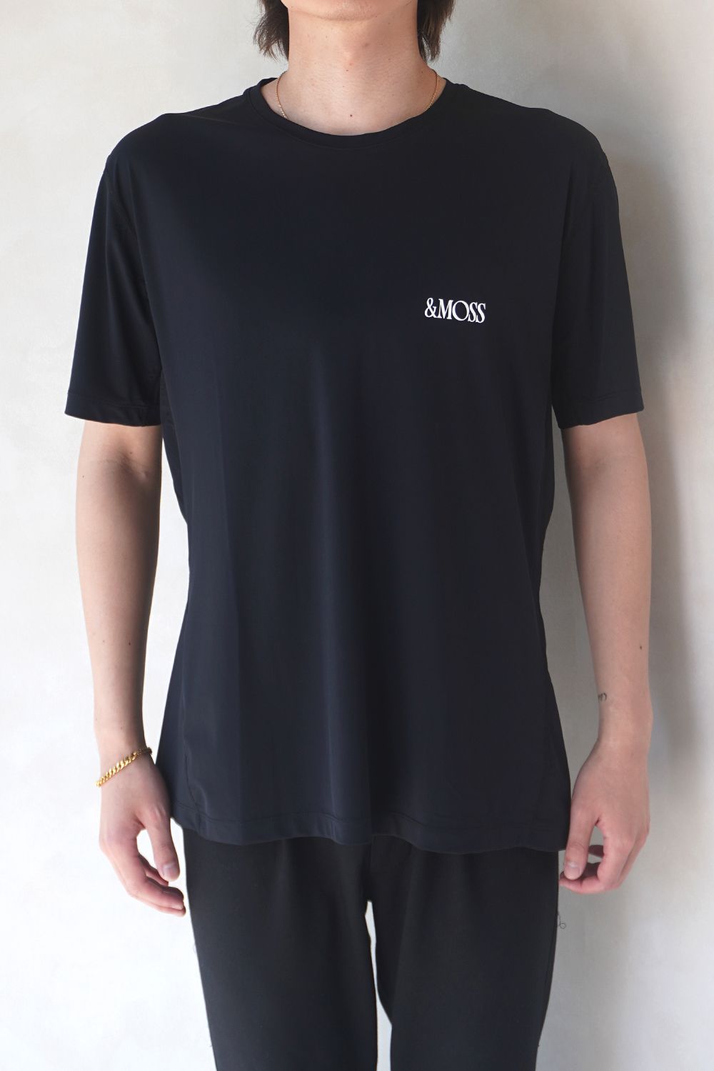 SMOOTH TOUCH CREW NECK T-SHIRTS / スムースタッチ クルーネック Tシャツ (ブラック) / ユニセックス