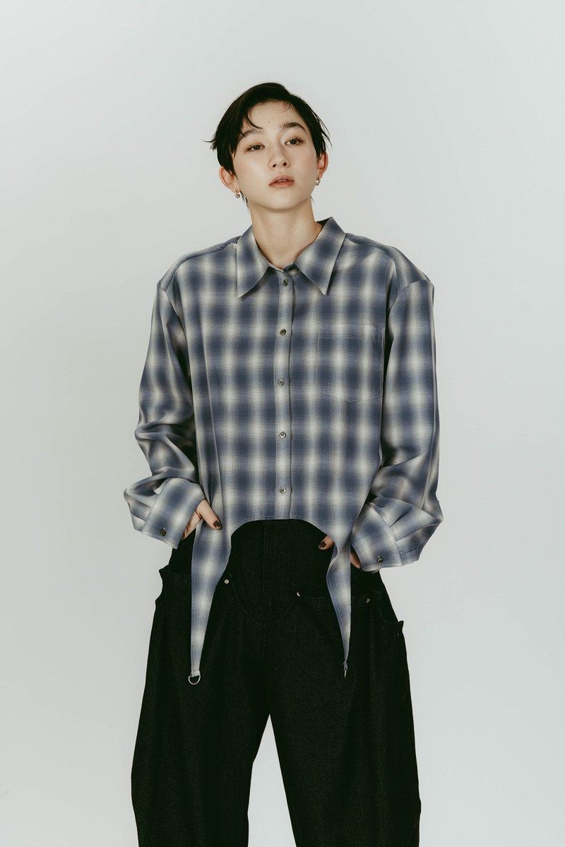 design overshirt (Blue) / デザインオーバーシャツ (ブルー) / 26SS