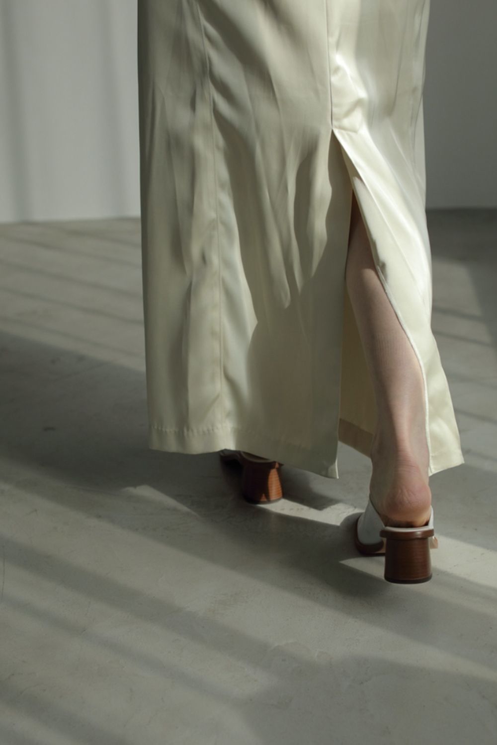 ànuke - Satin Pencil Skirt / サテンペンシルスカート