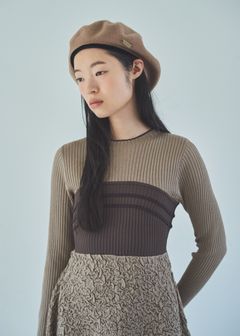 【MAISON Birth × WILLFULLY】VELWOOL LIGHT BERET / ベルウールライトベレー帽 (ベージュ) / 25AW /