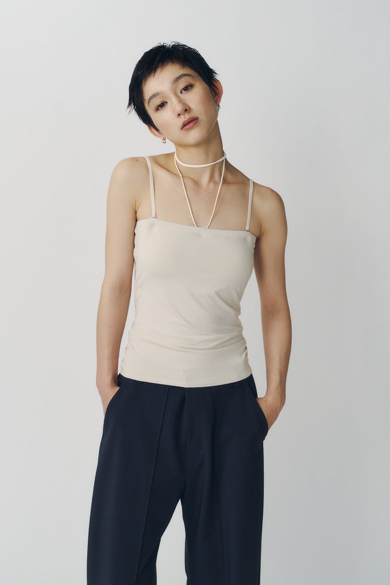 メニーウェイ ブラトップ (アイボリー) many way bra top (Ivory) / 26AW