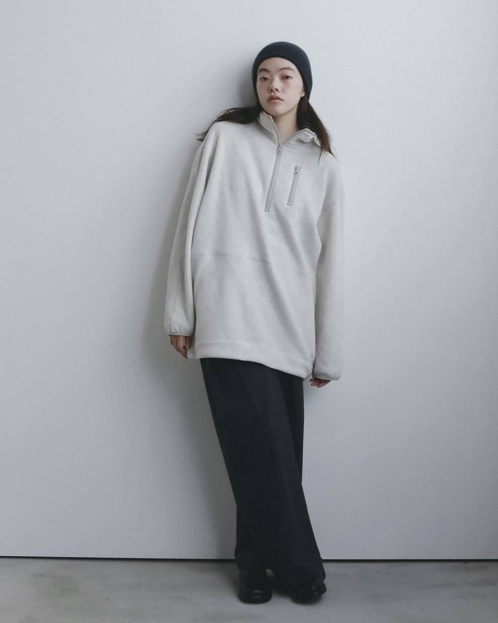 フリース 2ウェイ ワンピース (オートミール) Fleece 2way Onepiece (Oatmeal) /  26AW